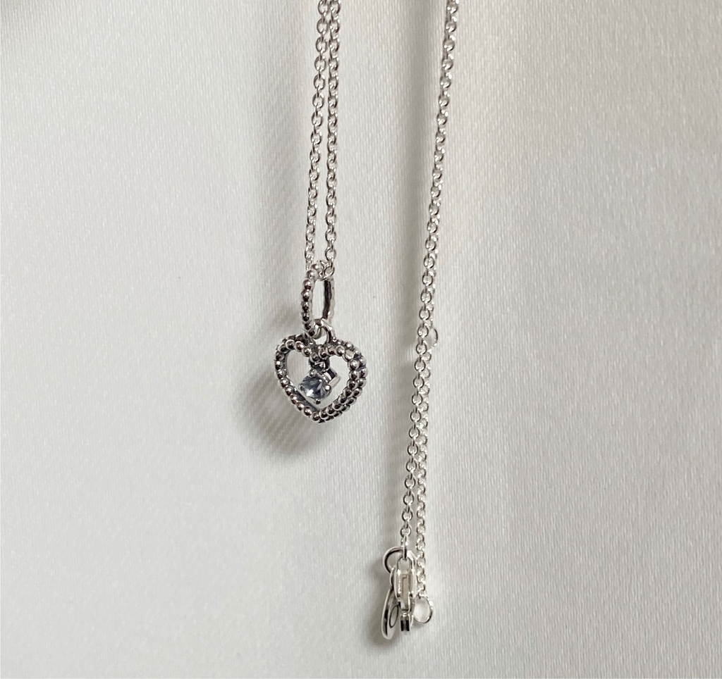 판도라] 클래식 케이블 체인 네크리스 45cm/590412-45 PANDORA Classic