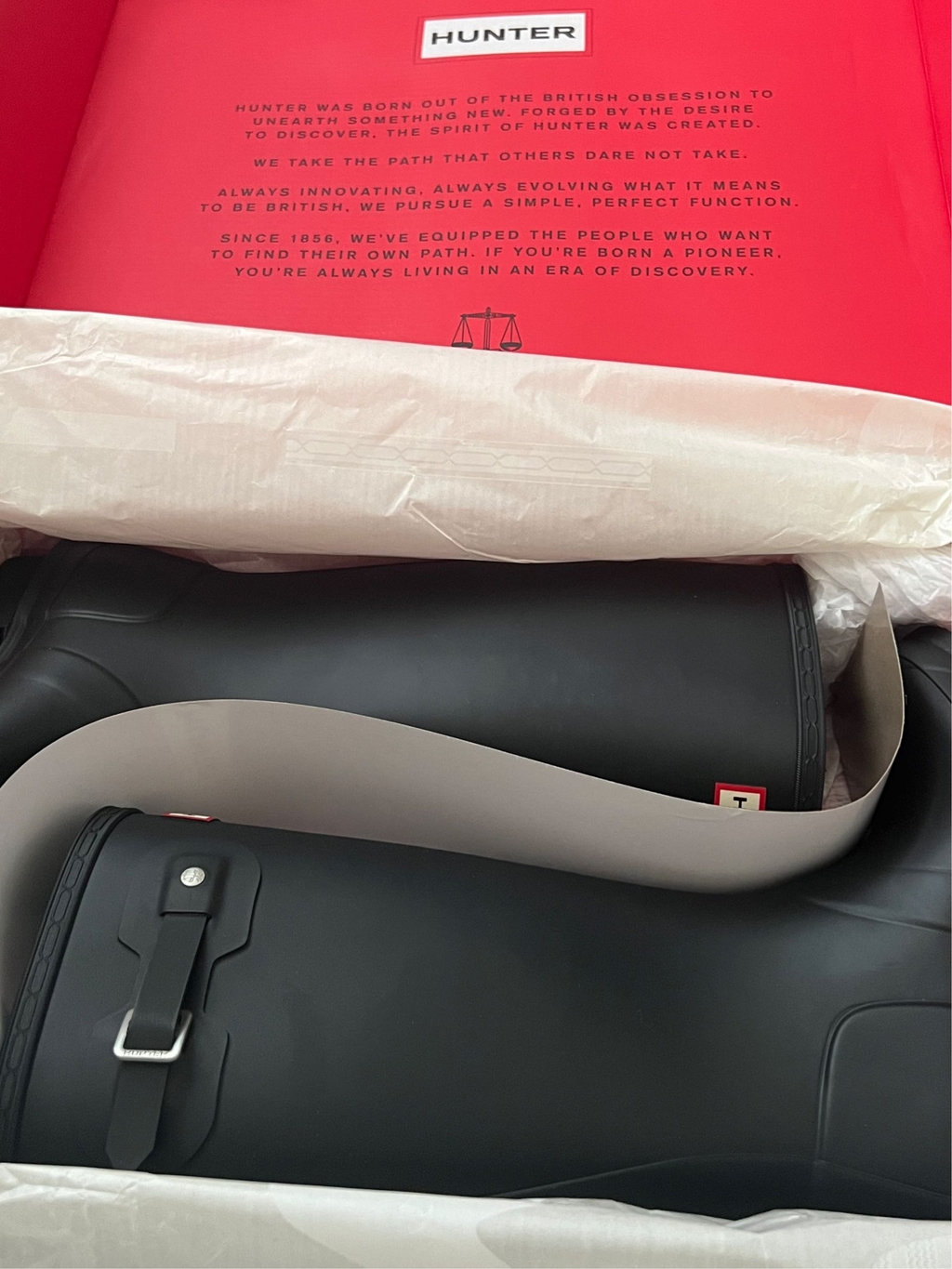 헌터 키즈 오리지널 웰리스 레인부츠블랙 | 크로켓