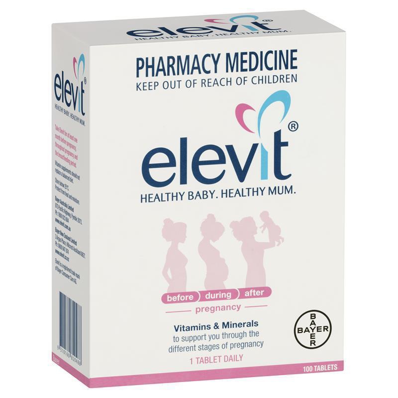 호주 엘레비트 임산부 종합영양제 100정 Elevit Pregnancy Multivitamin 상품 상세 크로켓