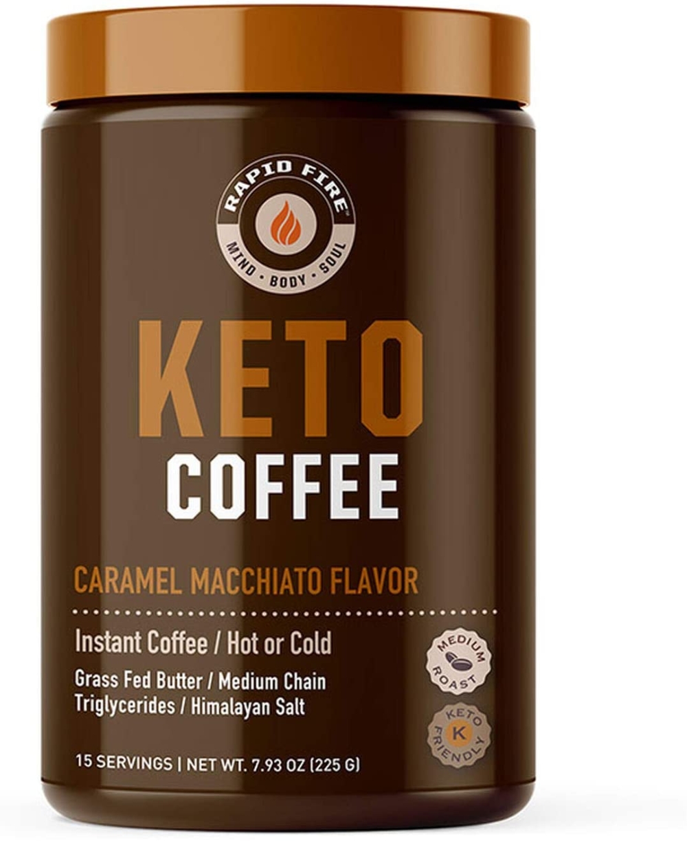 [다이어터's] 래피드파이어 키토제닉 커피믹스 (카라멜마키아또) / Rapid Fire Ketogenic Keto Coffee