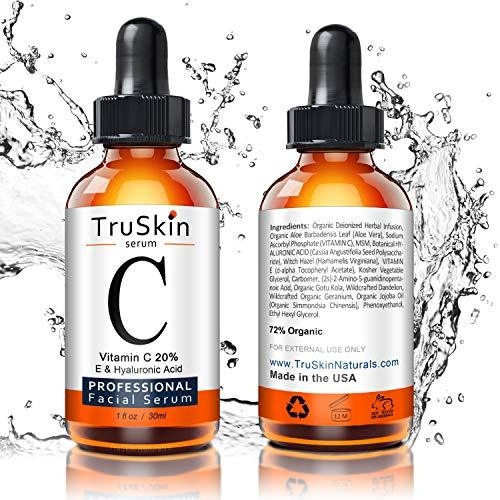 TruSkin 트루스킨 페이스 비타민C&E 히알루론산 세럼 Vitamin C Serum 30ml 상품 상세 크로켓