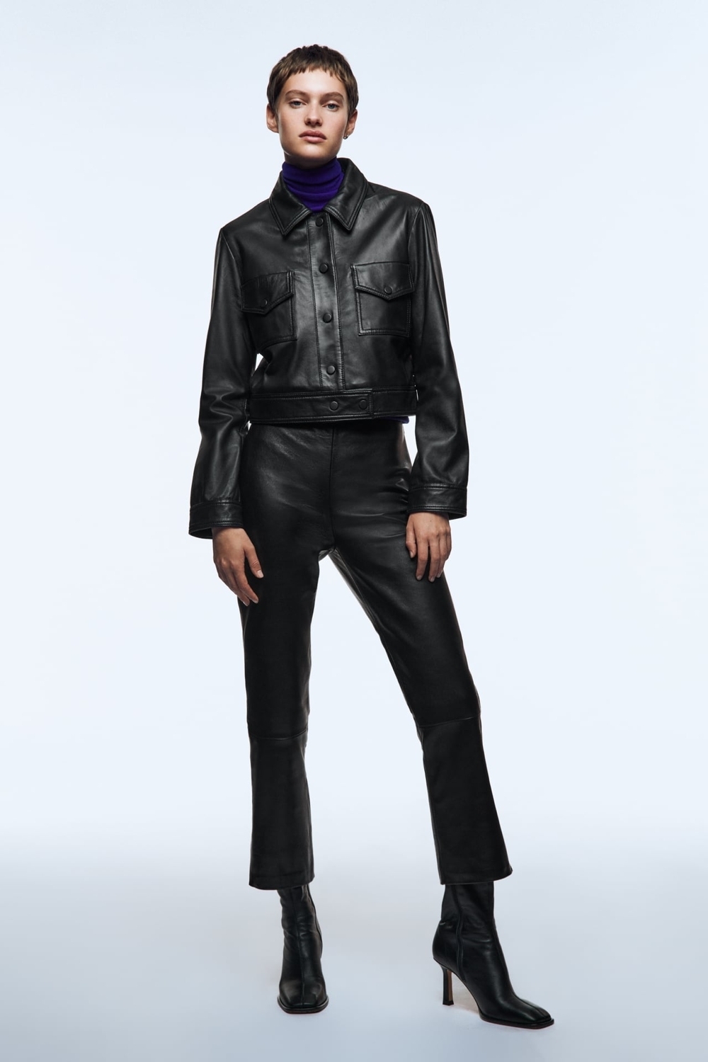 [ZARA/자라]🔥세일🔥 LEATHER JACKET LIMITED EDITION 상품 상세 크로켓