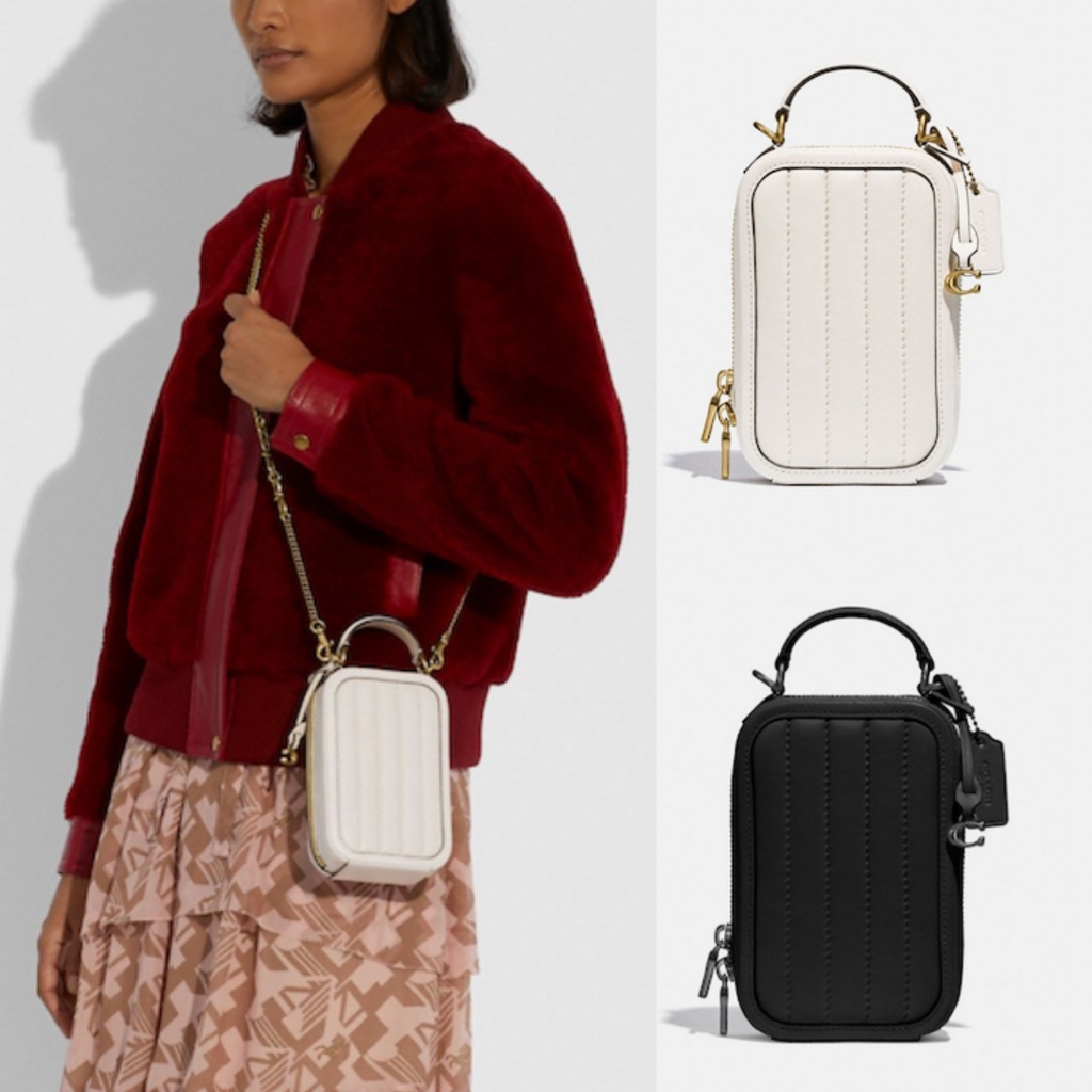 [코치] 알리 퀼팅 카메라백 (2컬러) / Coach Alie Camera Bag With Quilting / 앨리 카메라백