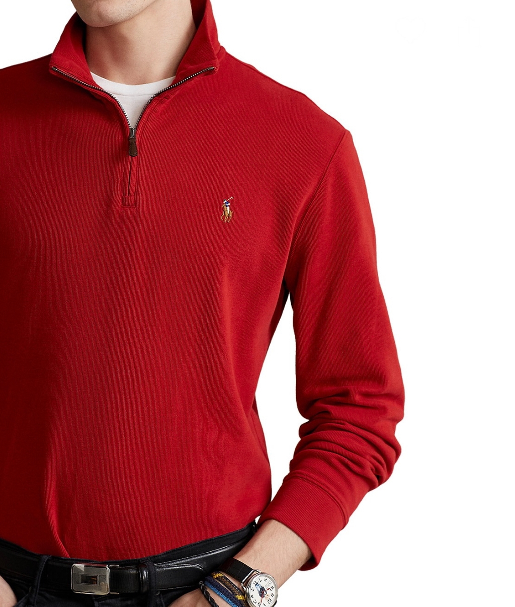 Men’s EstateRib Cotton QuarterZip Pullover 상품 상세 크로켓