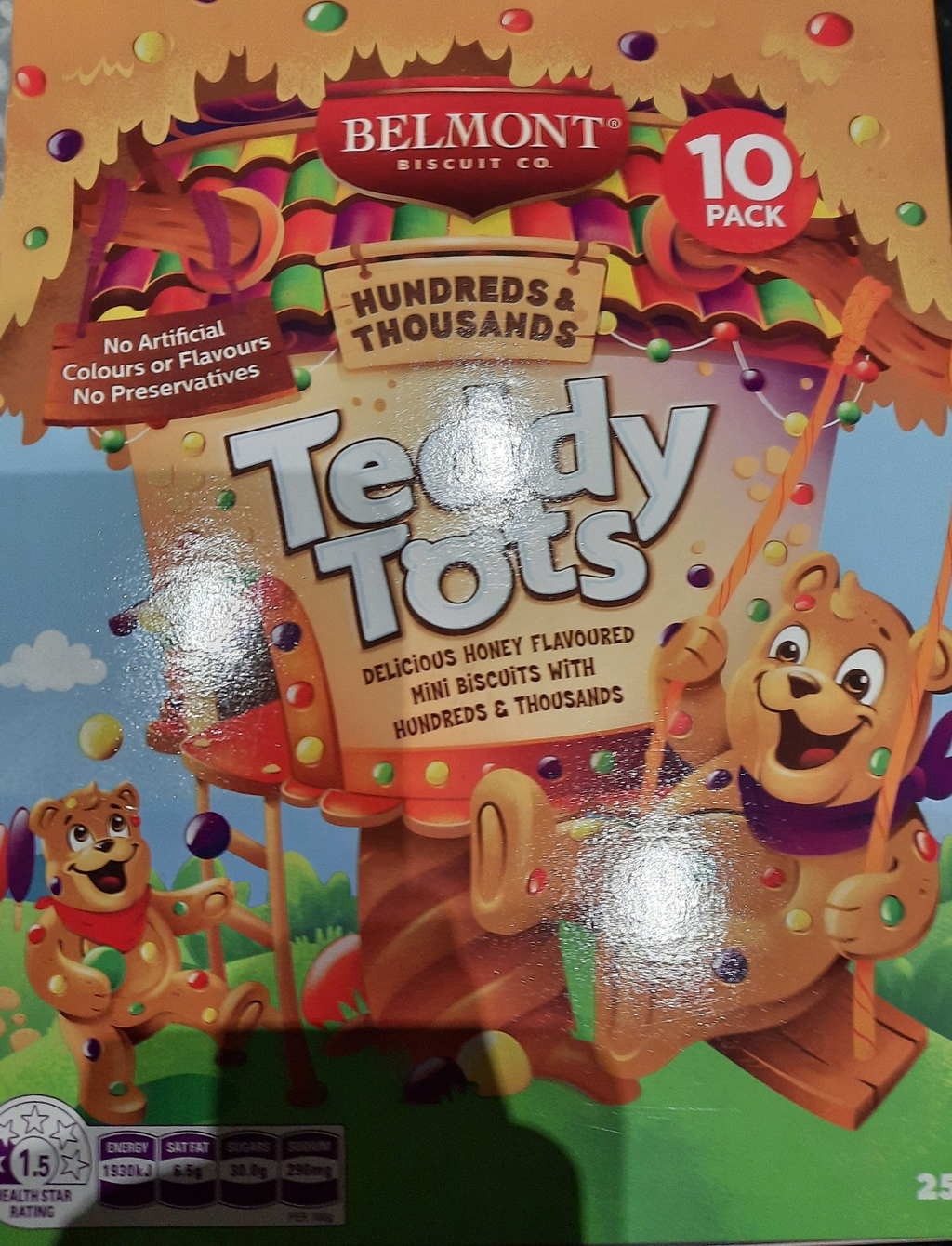 Teddy Tots 테디모양 쿠키 허니맛, 초코맛, 초코칩 상품 상세 크로켓