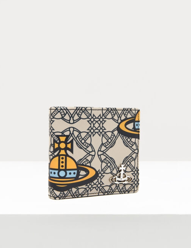 /현지세일/ 비비안웨스트우드 KENT MAN WALLET WITH COIN POCKET 남성 코인 지갑 Multicoloured