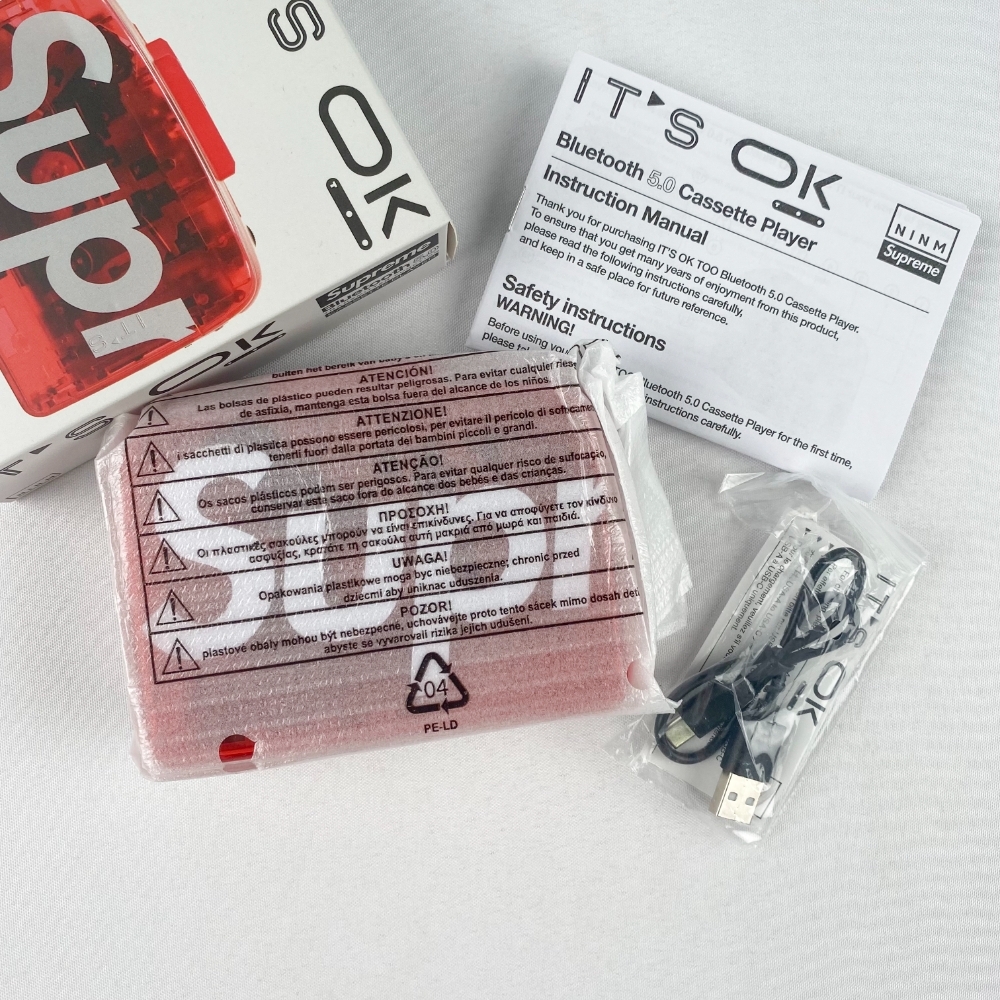 【限定】Supreme IT'S OK TOO Cassette Player Supreme IT'S OK TOO Cassette Player - cdcosmos