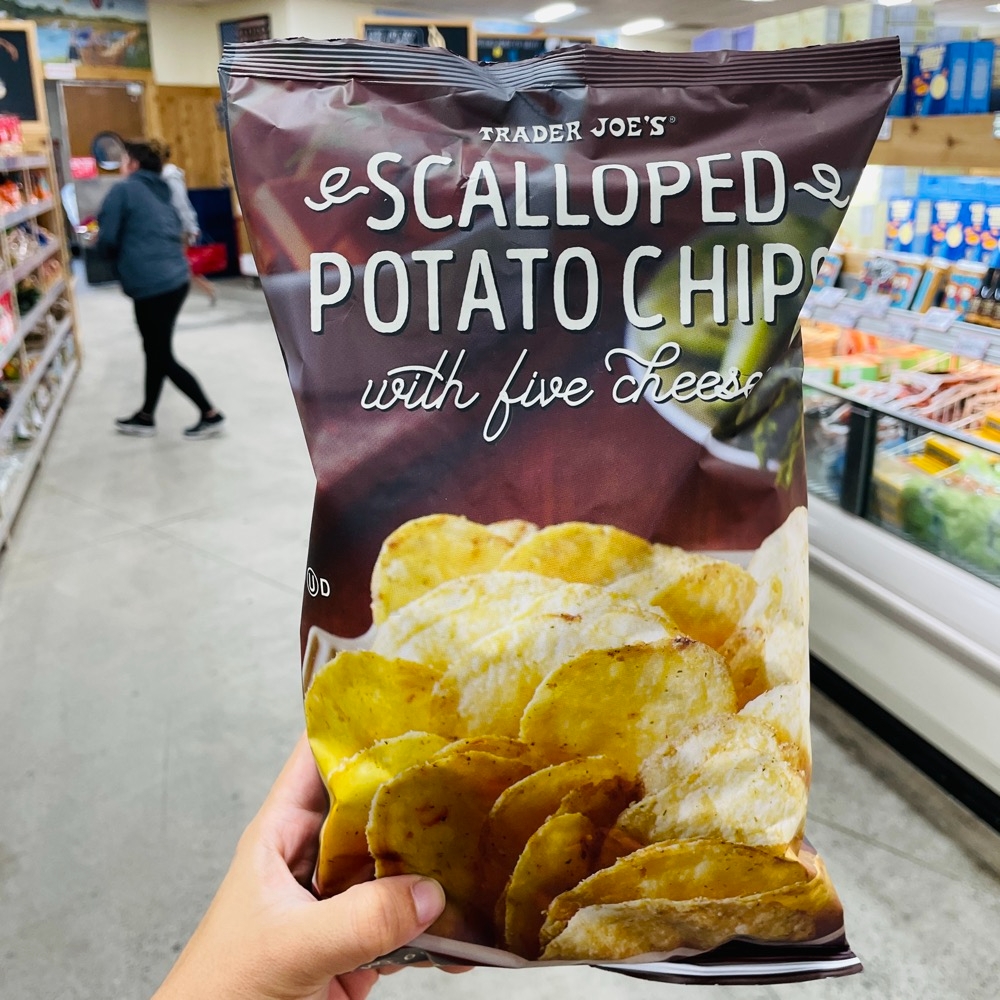 트레이더조 scalloped potato chips 감자칩 치즈맛 미국과자 170g 상품 상세 크로켓