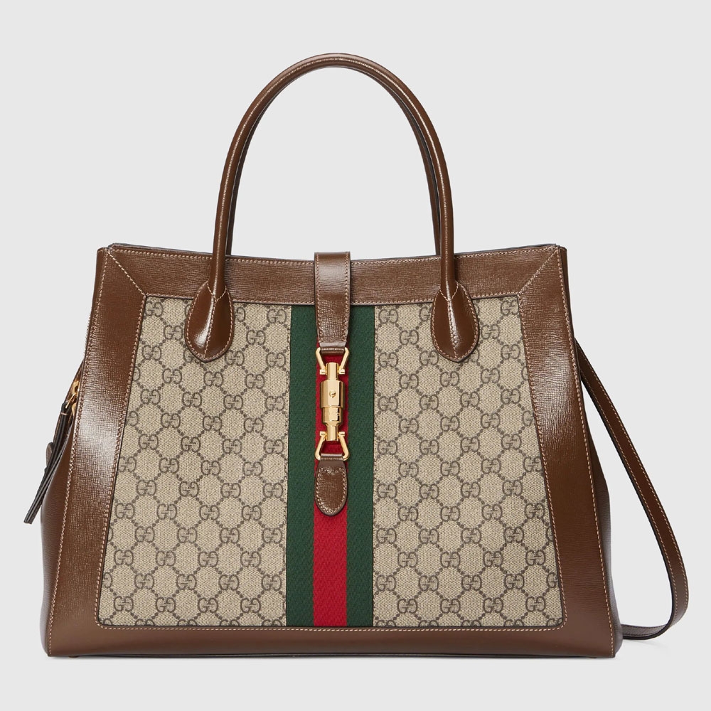 [한정수량] 구찌 재키 1961 라지 토트백 Gucci Jackie 1961 large tote bag (베이지) 상품 상세