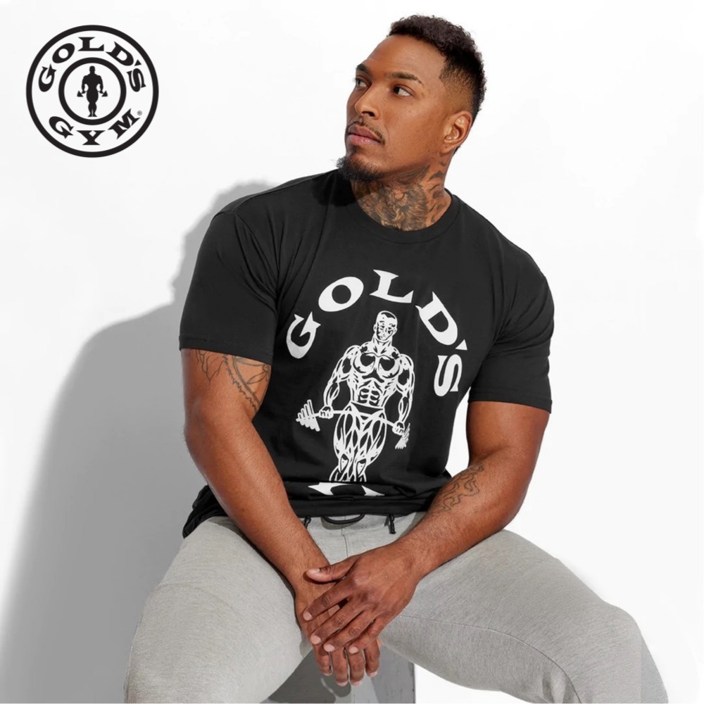 골드짐 정품 반팔 티셔츠 머슬티 남성 헬창티 남친선물 GOLD’S GYM 5종 미국직배송 상품 상세 크로켓