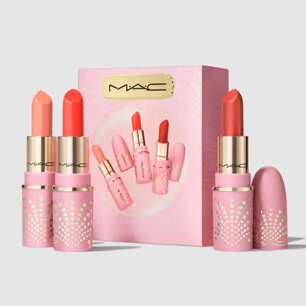 맥 2022 홀리데이 테이스트 오브 버블리 미니 립스틱 트리오 세트 TASTE OF BUBBLY MINI LIPSTICK KIT