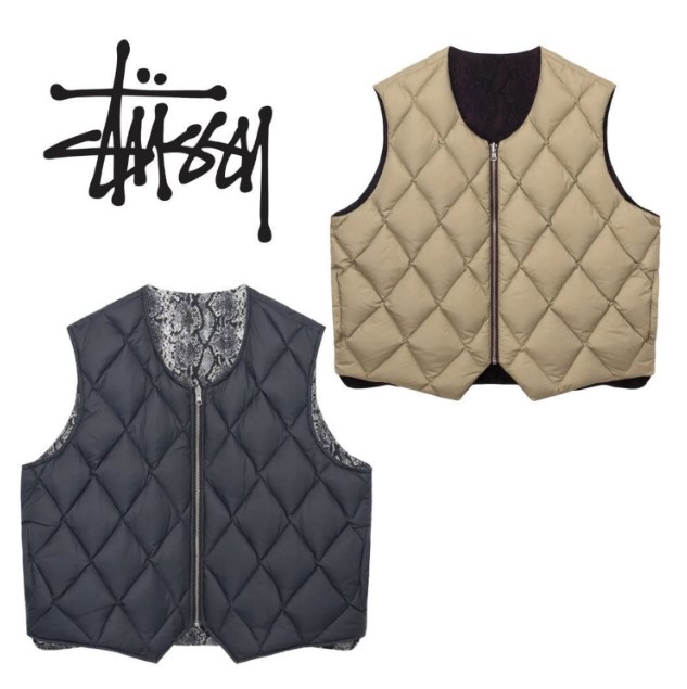 스투시 리버서블 조끼 패딩 STUSSY PYTHON REVERSIBLE VEST | 상품 상세 | 크로켓