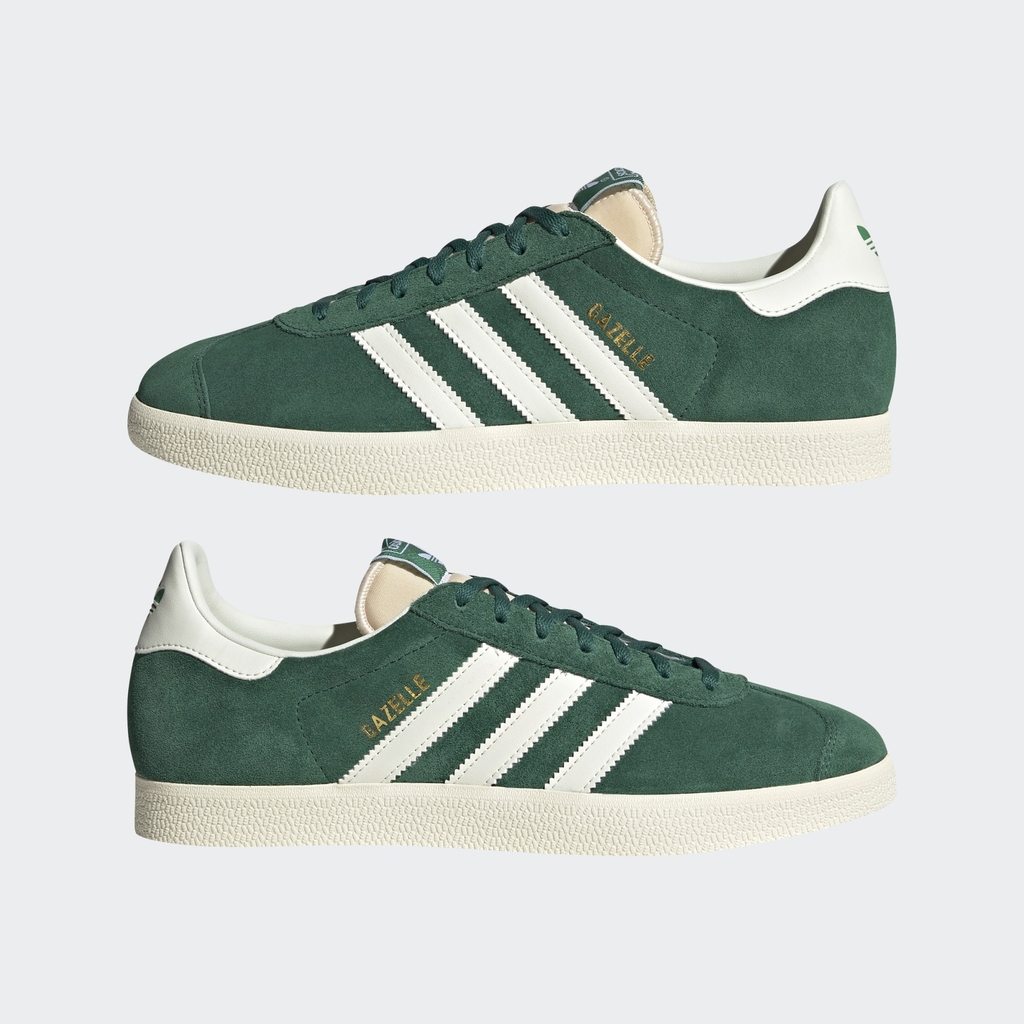 dark green adidas gazelle
