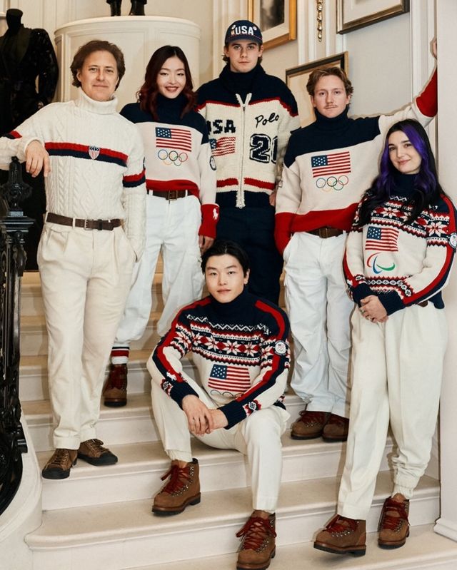 폴로 미국 동계 올림픽 유니폼